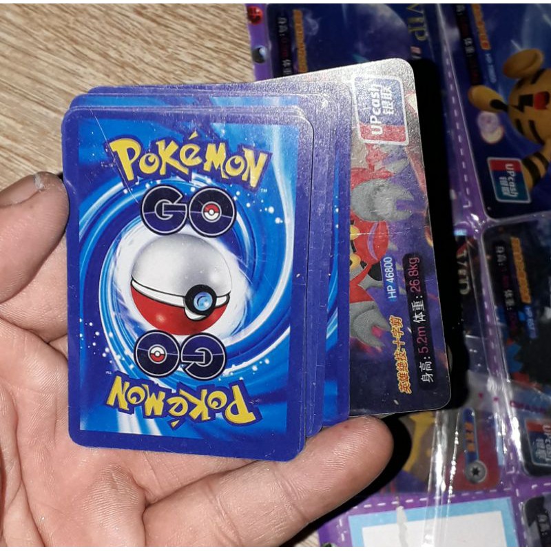 Sét 45 thẻ bài Pokemon_Vip bằng nhựa cứng kích thước 4.5x6.5cm