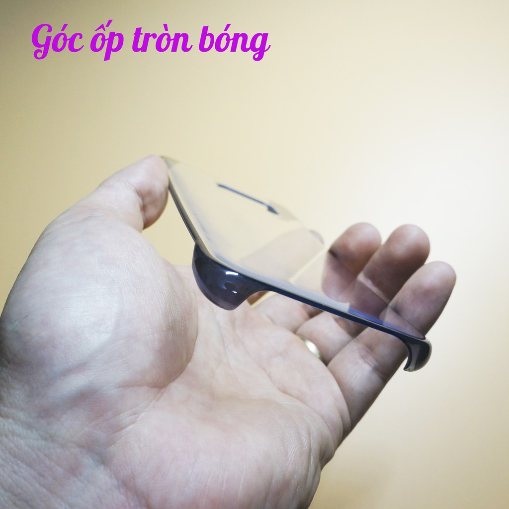 Ốp clear cover dành cho samsung galaxy S6 edge- Viền màu xanh