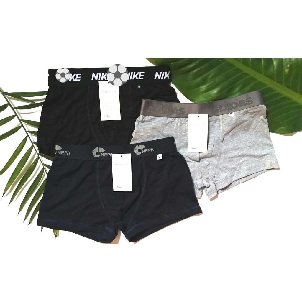 Combo 5 quần sịp đùi, quần lót  boxer nam, cotton 4 chiều- Hàng cty Đông Minh VN