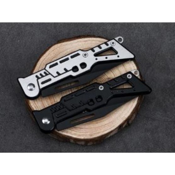 Dao Phượt Mini EDC Thích Hộp Treo Móc Khóa - Thép Không Gỉ - Lưỡi Dao Sắt Bén - Hàng Có Sẵn.