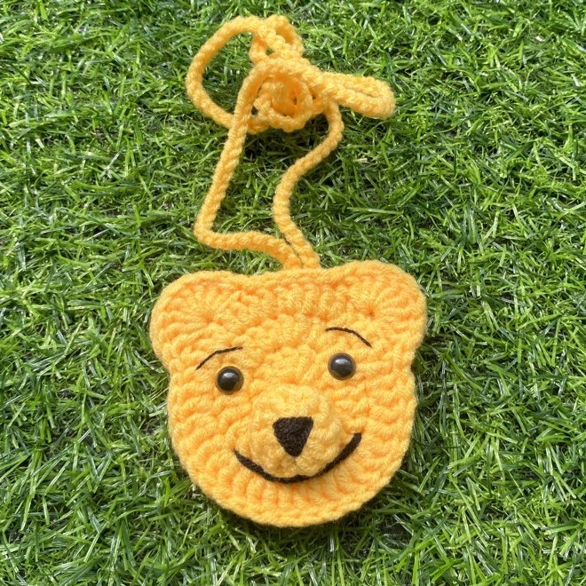 Túi đựng tỏi cho trẻ sơ sinh hình gấu pu ( gấu pooh )