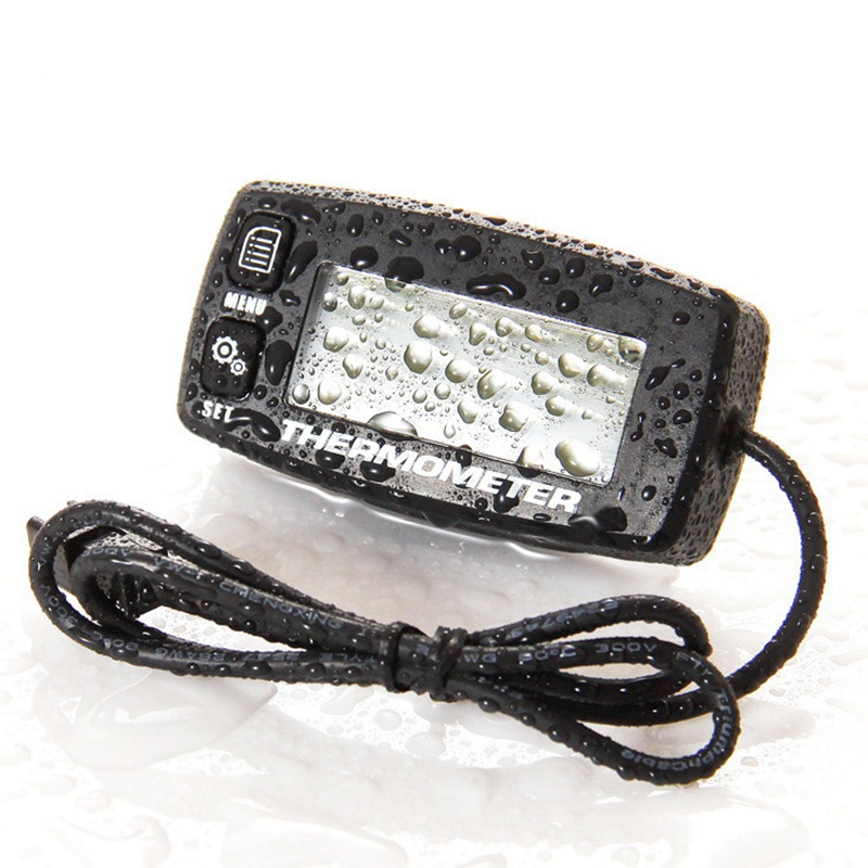Đồng Hồ Đo Nhiệt Độ Động Cơ LCD Kỹ Thuật Số RL-TS002 Cho Xe Mô Tô Dirtbike ATV