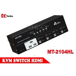 Bộ Switch KVM HDMI 4 Cổng USB MT-ViKI MT-2104HL