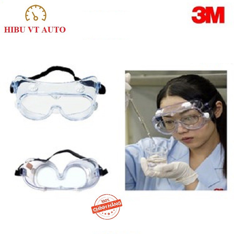 [ Chống hóa chất ] Kính bảo hộ chống hóa chất 3M Chemical Goggle 334 giúp bảo vệ đôi mắt cho bạn và những người yêu