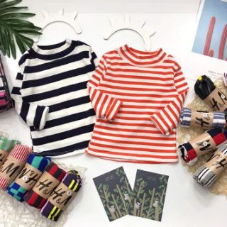 Combo 5 áo Cotton HM dài tay cho bé
