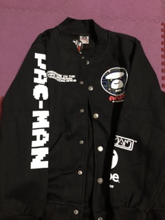 Áo bomber bape x pucman hàng 1:1