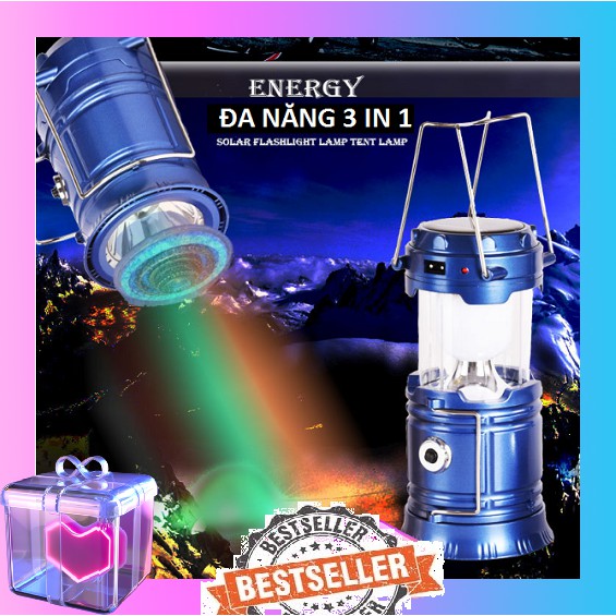 ĐÈN PIN SẠC ĐIỆN ĐA NĂNG 5800  2 IN 1 RÂT TIỆN DỤNG - đèn pin siêu sáng - den pin cam tay