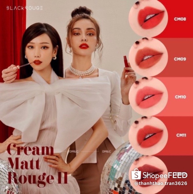 (HOT NEW 2020) Son Kem Black Rouge Cream Matt Rouge | BigBuy360 - bigbuy360.vn