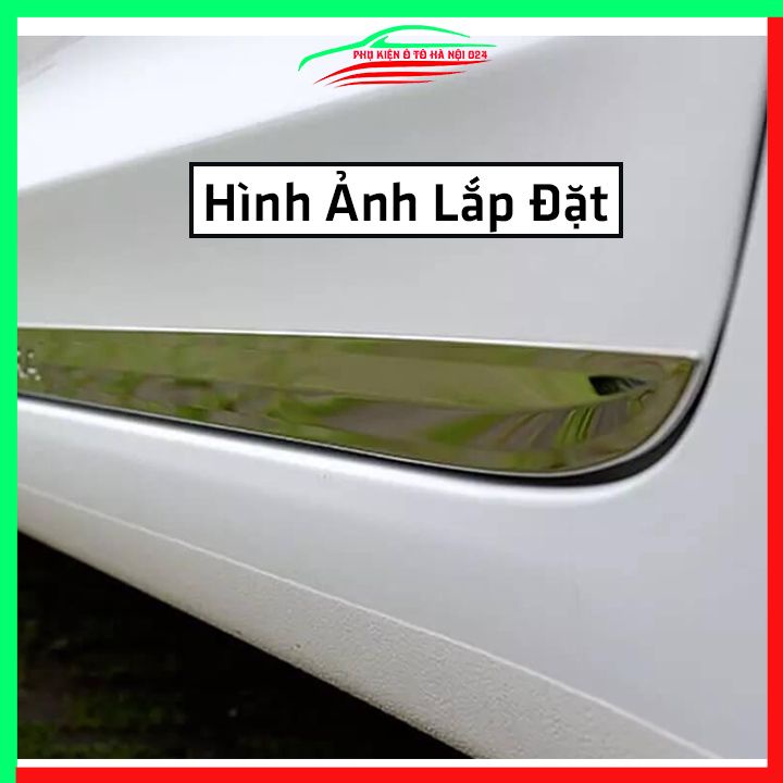 Bộ ốp nẹp sườn Elantra 2016-2022 mạ crom trang trí làm đẹp xe