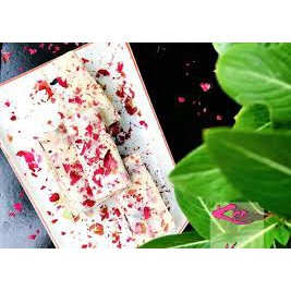 [HOT] Nougat  sữa hoa hồng - kẹo hạnh phúc - siêu hạt, mứt, ít ngọt, healthy