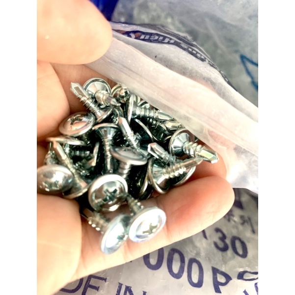 Ốc Vít,Vít Đầu Dù ,Vít Bắn Sắt Đủ Size 1,3F 1,6F 2F 2,5F 3F 4F 5F