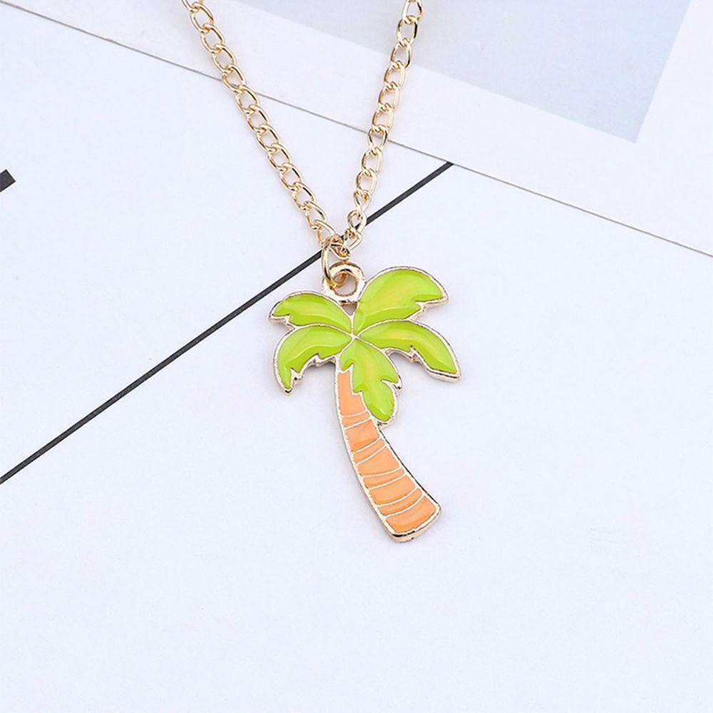 Vanes1 Vòng cổ Mặt Hình Cây Dừa Độc Đáo Cho Nữ