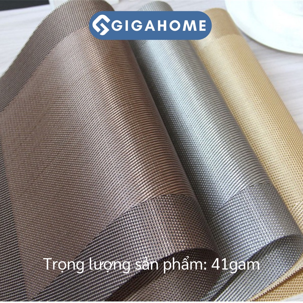 Tấm Lót Bàn Ăn GIGAHOME Cách Nhiệt, Chống Thấm Nước, Trang Trí 9084