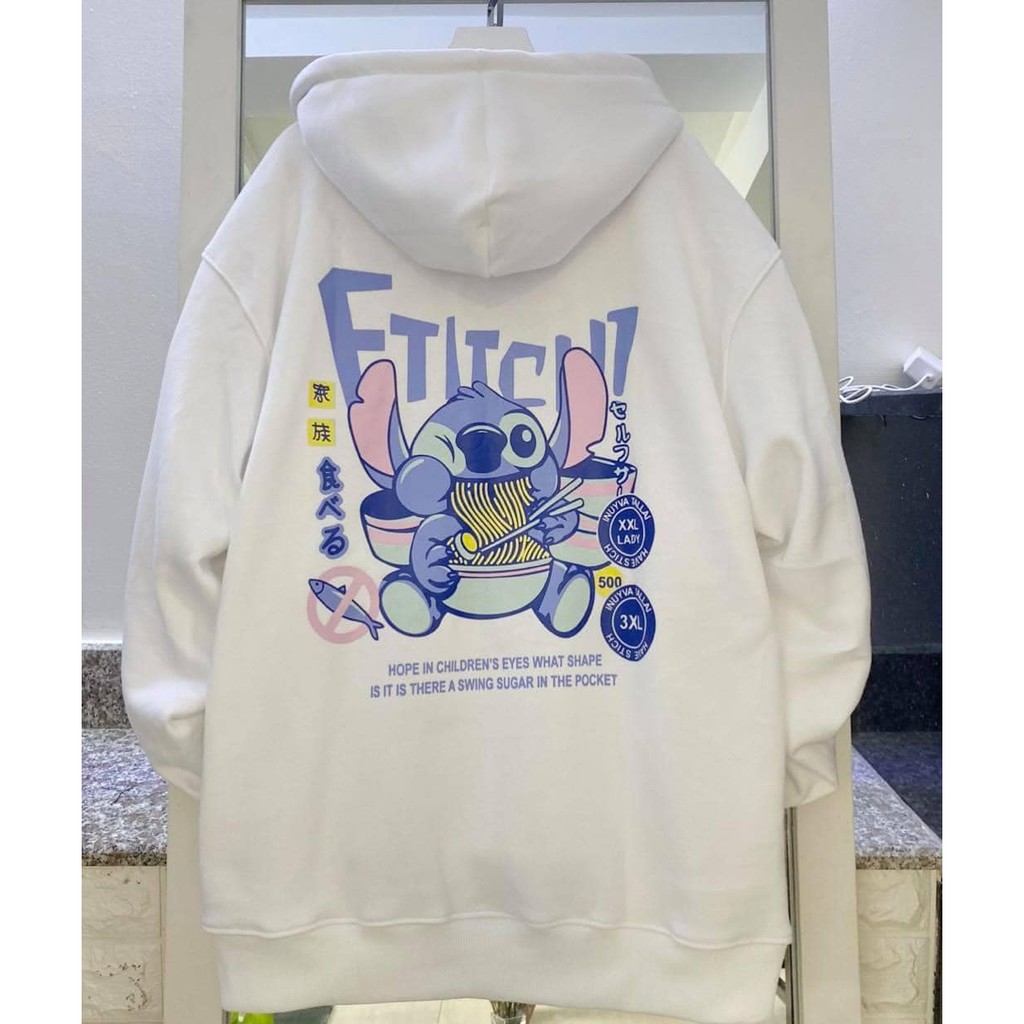 ÁO KHOÁC NỈ HOODIE STITCH - GIN STORE | BigBuy360 - bigbuy360.vn
