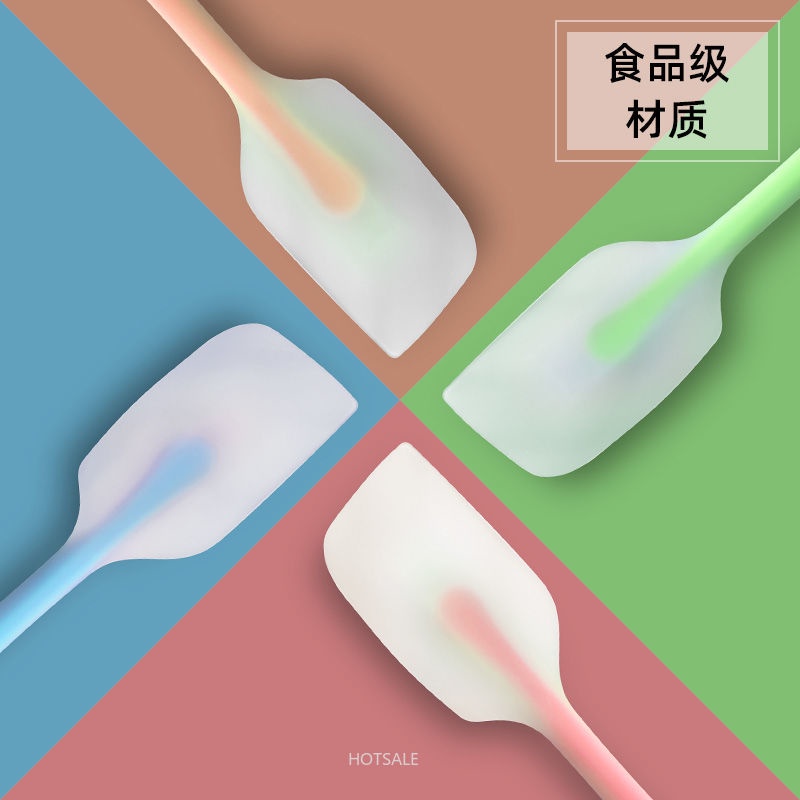 Thìa trộn bột làm bánh bằng silicone chịu nhiệt độ cao an toàn thực phẩm