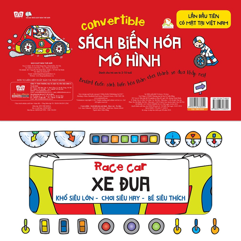 Sách - Biến Hóa Mô Hình - Xe Đua