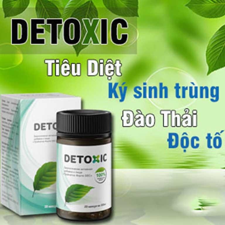 Viên uống Detoxic của Nga diệt ký sinh trùng an toàn hiệu quả  - CHÍNH HÃNG