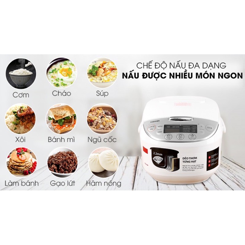 nồi cơm điện tử Toshiba RC-18DH2PV
