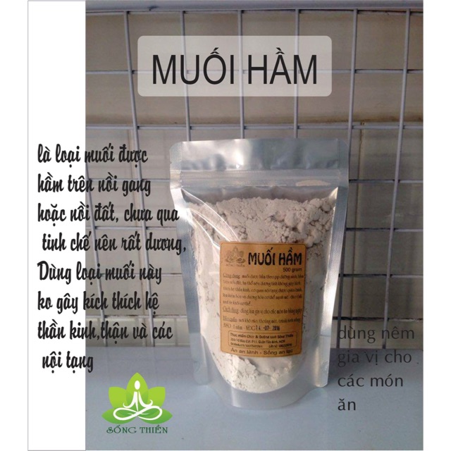 MUỐI HẦM DƯỠNG SINH 500 GRAM