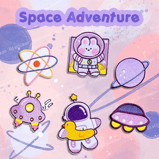 Sticker/ Patch vải SPACE dễ thương dùng ủi/là lên quần áo, mũ nón, phụ kiện, túi xách...