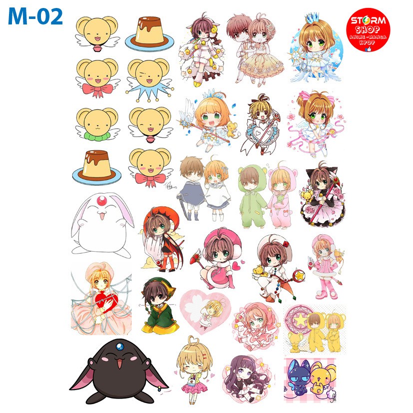 Bộ Sticker anime Card Captor Sakura