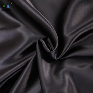 3Pcs/4Pcs Solid Color Imitated Silk Fabric Bedding Set Quilt Cover Pillowcase Bed Sheet