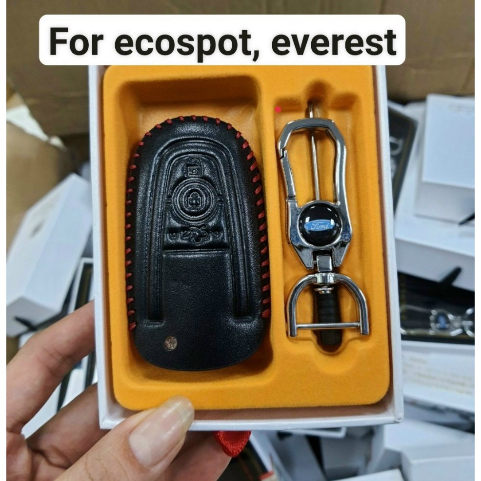 Bao Da Chìa Khóa Ford ecosport, everest Mẫu Mới Xịn cao Cấp