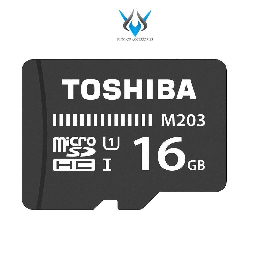 Thẻ nhớ MicroSDHC Toshiba M203 UHS-I U1 16GB 100MB/s (Đen)