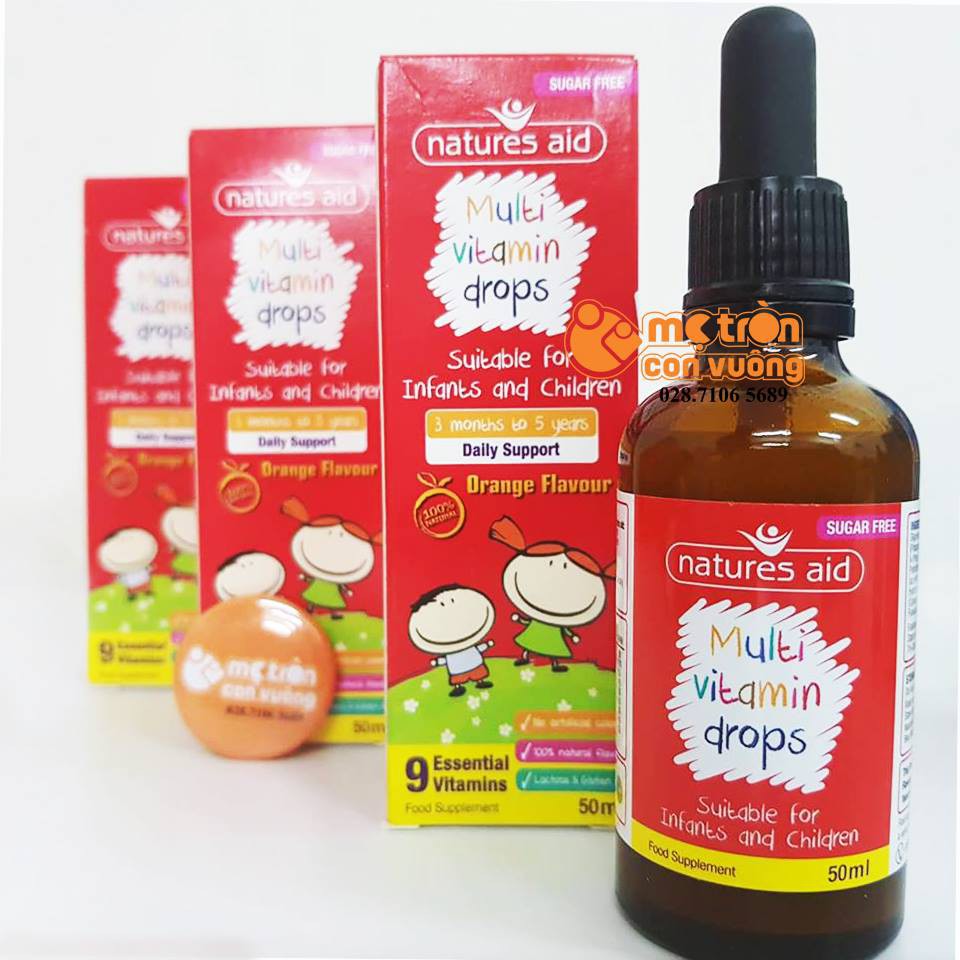 Vitamin tổng hợp Natures Aid (3 tháng+)