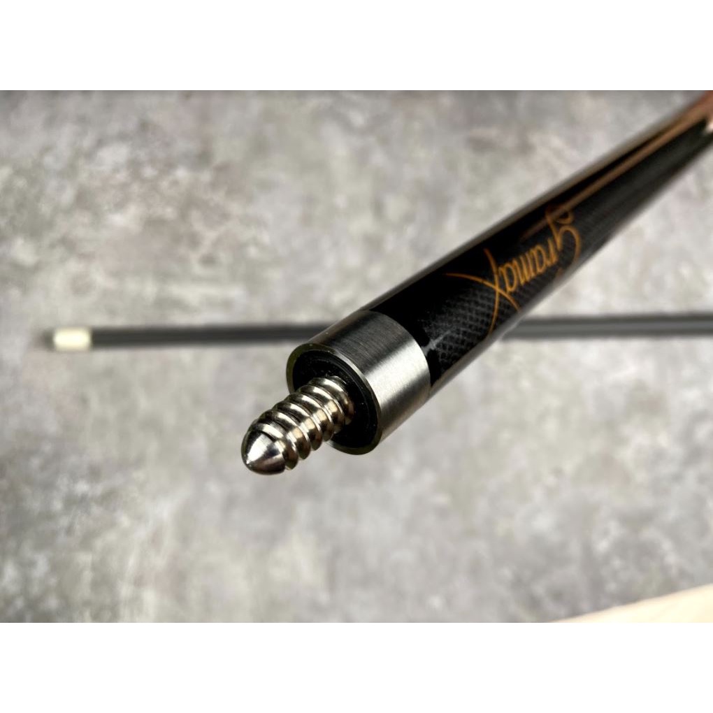 Cơ, Gậy Bida Gramax 2 Mạ Cacbon tay cầm đường kính vừa phải. Đánh chắc tay, không cong vênh - gomhang.vn