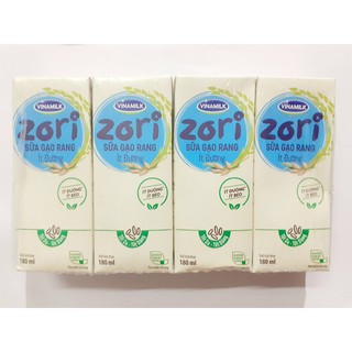 48 hộp sữa gạo rang Vinamilk  zori hộp 190ml,