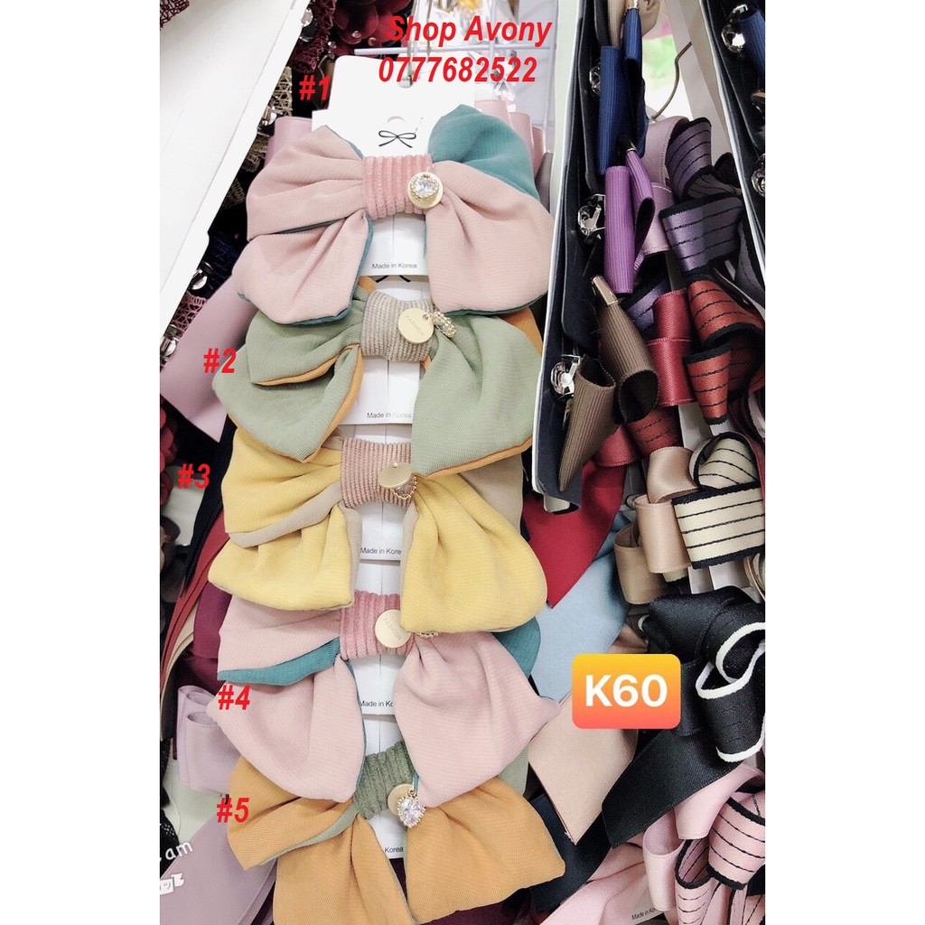 kẹp tóc nơ phiên bản Hàn Quốc k60