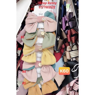 Kẹp tóc nơ phiên bản Hàn Quốc k60