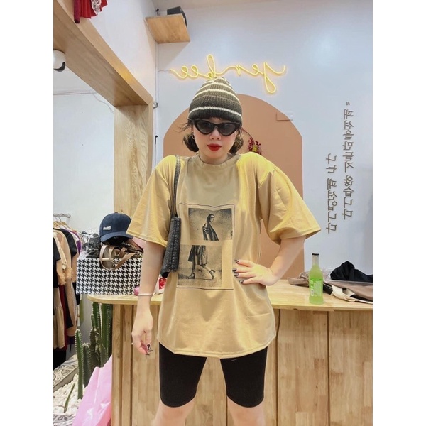 Áo phông bức tranh chia đôi LN11