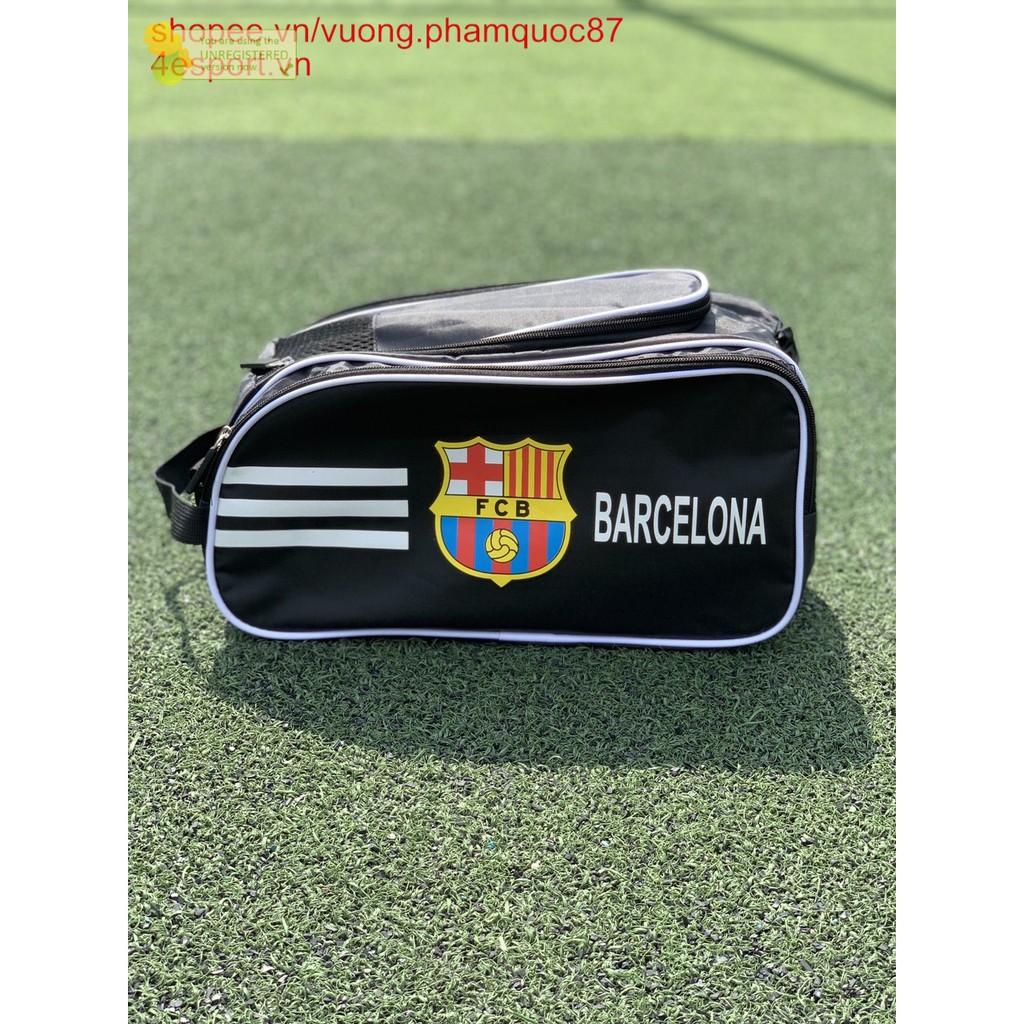 Túi đựng giày đá banh thể thao 2 ngăn CLB BARCELONA chống thấm nước JB