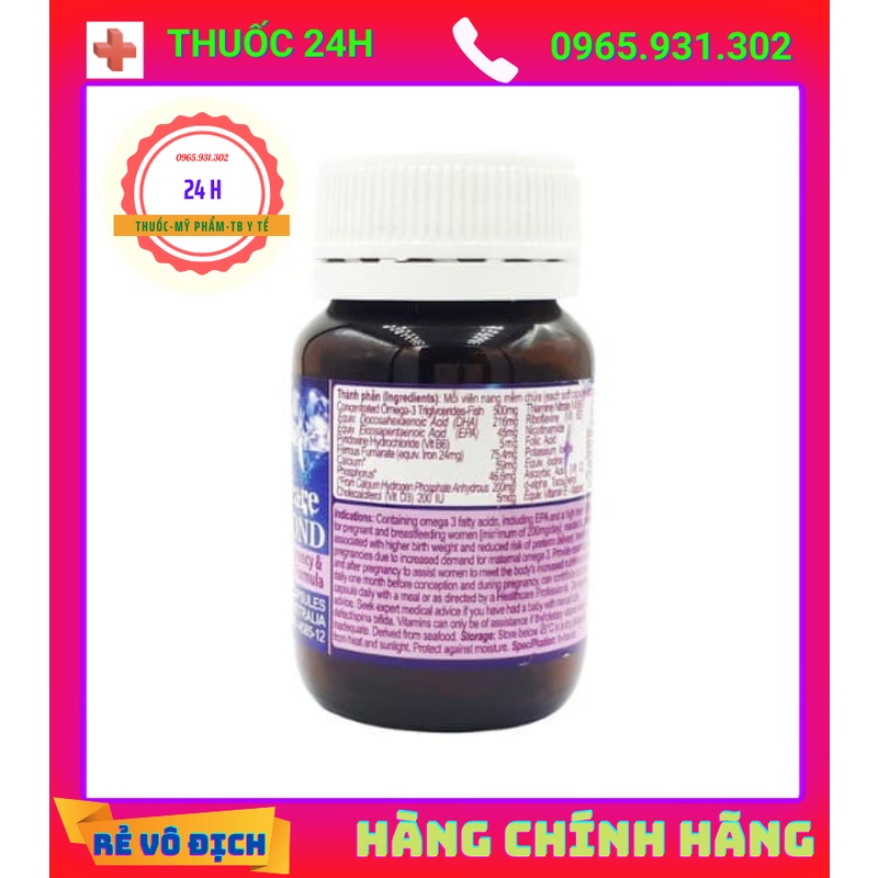 ✅ PM Procare DIAMOND Vitamin Tổng Hợp Giúp Mẹ Bầu Có Một Thai Khỏe Mạnh [Hàng Nhập Khẩu Chính Hãng Từ Úc]