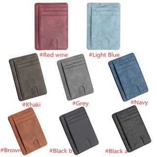 Slim RFID Blocking Leather Wallet Credit ID Card Holder Purse Money for Case for