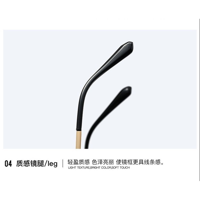 Kính Cận Gọng Kim Loại Tròng Hình Mắt Mèo Chống Ánh Sáng Xanh Thời Trang Phương Tây Cổ Điển Cho Nữ