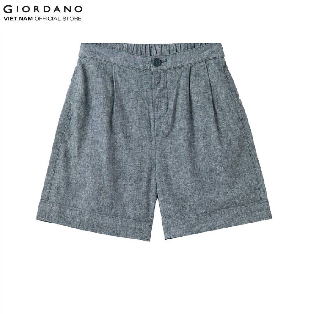 Quần Shorts Linen Nữ Giordano 05400233