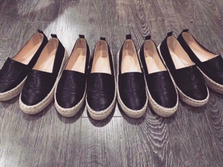 Slipon đế cói