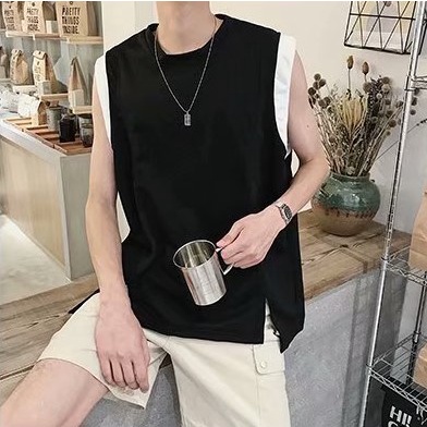 [New Bin tt04]  Áo Tanktop Trơn Unisex Nam Nữ Vải Cotton Đẹp Và Thoáng Mát Mịn