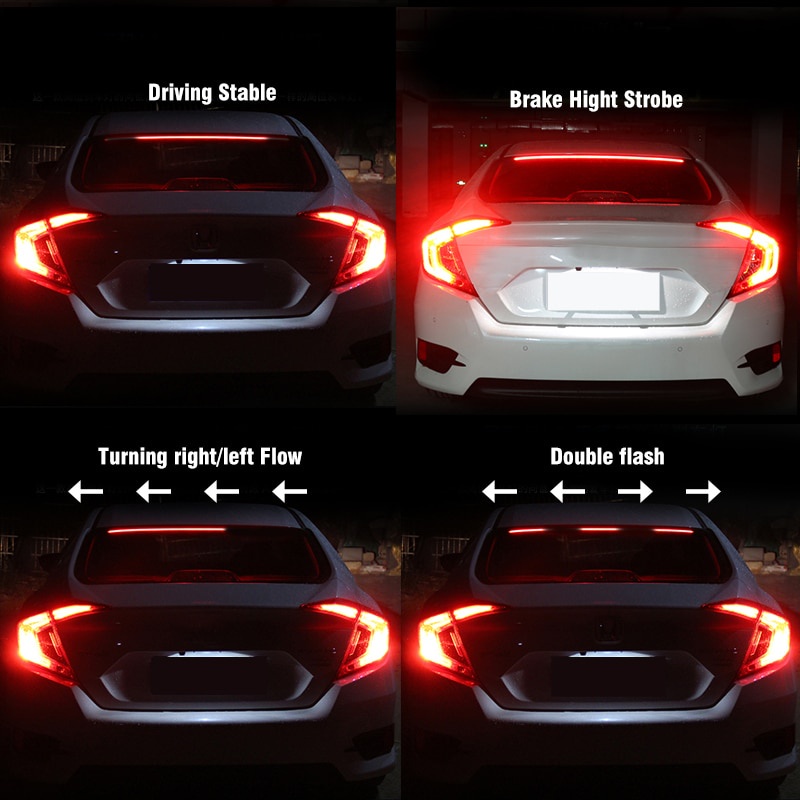 Đèn LED Phanh Xe Hơi Ánh Sáng Đỏ Linh Hoạt Đa Năng
