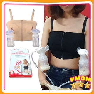 Áo hút sữa rảnh tay inbear vải cotton thoáng mát, chun không băng nhão, phù hợp với mọi bình hút