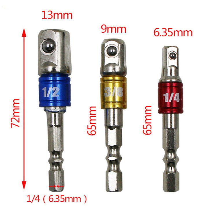 Đầu chuyển đổi máy khoan vít sang bu lông, Bộ chuyển đầu khẩu cho khoan điện khoan pin
