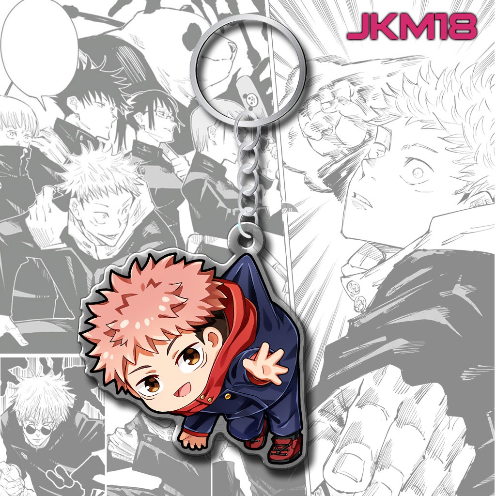 Móc khóa Thegioipuzzle anime Jujutsu Kaisen nhân vật Gojo Itadori Sukana Megumi manga Nhật Bản