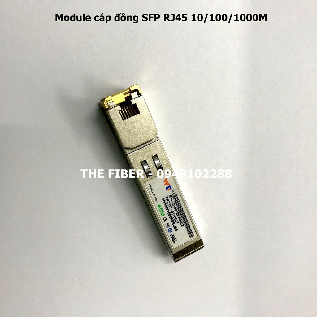 Module cáp đồng SFP RJ45 10/100/1000M