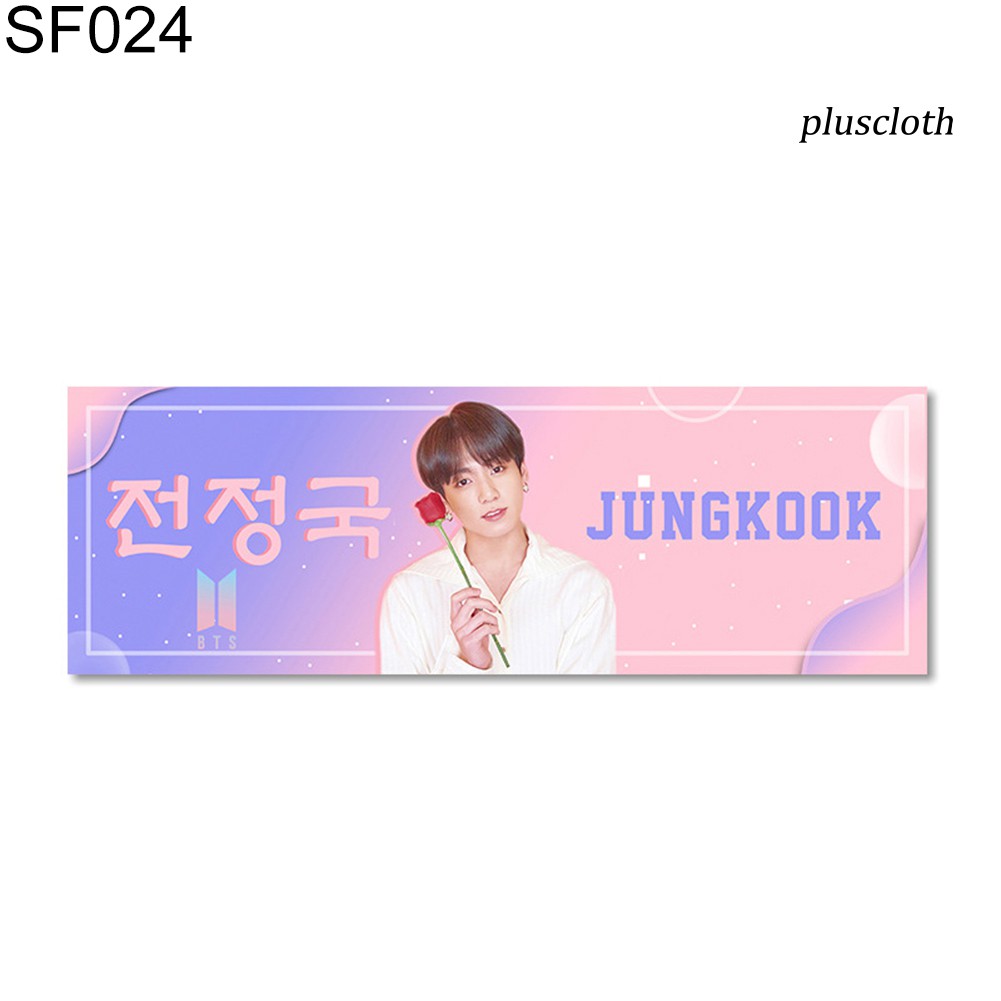 Banner Cổ Vũ Nhóm Nhạc Bts Jin Jungkook