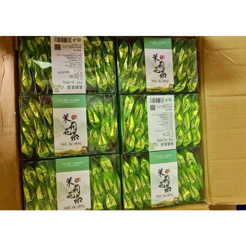 Trà Hoa lài ( Gồm 25 bịch nhỏ ,Hộp 125g )
