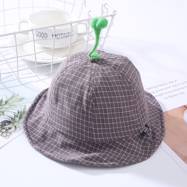 Mũ vành kẻ mầm cho bé từ 1-3 tuổi