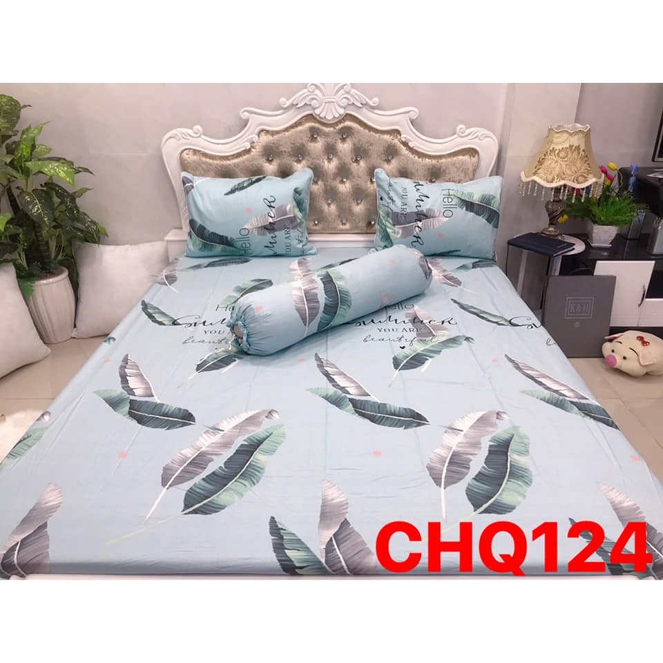 set cotton hàn quốc có mền 1.6m = 630k, 1.8m = 650k